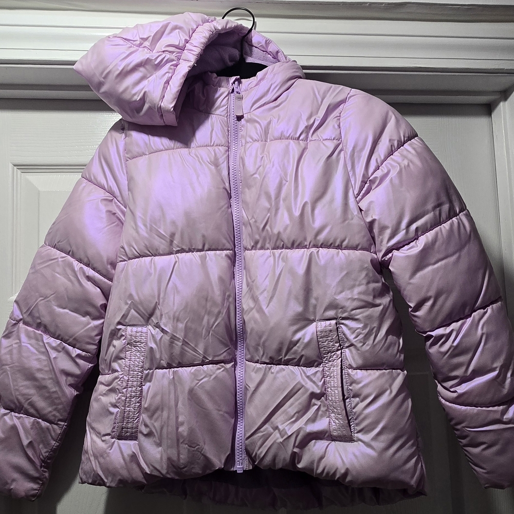 Swiss Tech Light Purple Kids Puffer Jacket